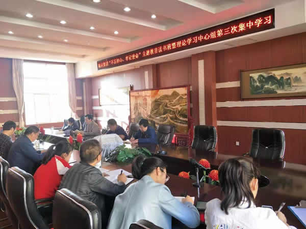 隴運(yùn)集團(tuán)公司召開“不忘初心、牢記使命”主題教育讀書班暨理論學(xué)習(xí)中心組第三次、第四次集中學(xué)習(xí)會議